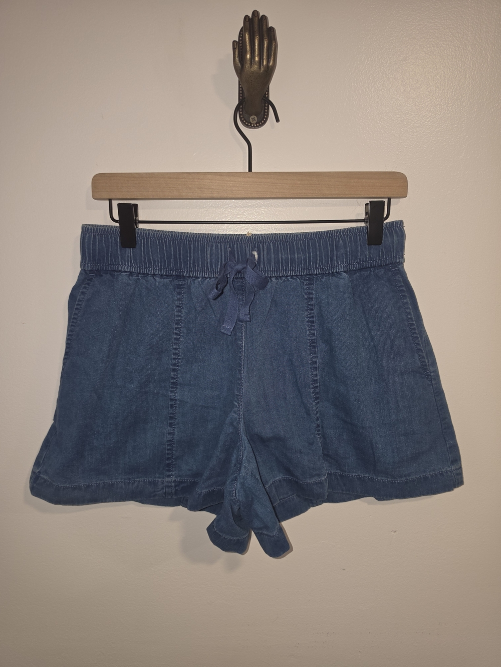 NWT Haven Well Within Organic Cotton Denim Women Shorts - Indigo Wash Size Small